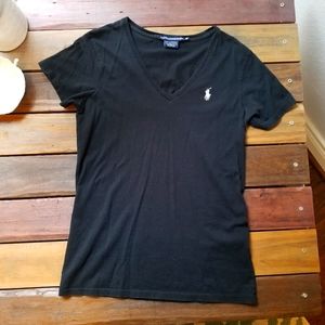 Ralph Lauren Black VNeck XS